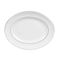 Vera Wang Wedgwood Blanc Sur Blanc Oval Platter 13.75 in 50108303001