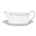 Vera Wang Wedgwood Grosgrain Gravy Boat and Stand