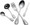 Ricci Merletto Cold Meat Fork 10762