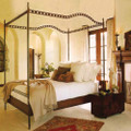 Jan Barboglio Canopy Bed Queen 64wx83dx90h in 6602-4