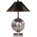 Jan Barboglio Luna Lamp Nickel 20.5wx20.5dx31h in 1967NK