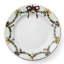 Royal Copenhagen Star Fluted Christmas Salad Plate 8.75 in 1017456