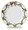 Royal Copenhagen Star Fluted Christmas Dessert Plate 7.5 in 1017455
