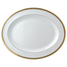 Bernardaud Athena Gold Oval Platter 13 in