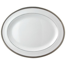 Bernardaud Athena Platinum Oval Platter 13 in