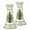 Spode Christmas Tree Gold Candlesticks Set of Two 1557246