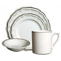 Gien Filet Taupe 4-piece Place Setting