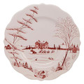Juliska Country Estate Winter Frolic Ruby Christmas Eve Dinner Plate 11 in CE01X/73