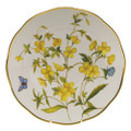 Herend American Wildflowers Dinner Plate Evening Primrose 10.5 in FLA-EP20524-0-50