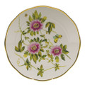 Herend American Wildflowers Dinner Plate Passion Flower 10.5 in FLA-PF20524-0-50