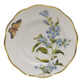 Herend American Wildflowers Salad Plate Blue Wood Aster 7.5 in FLA-AS20518-0-00