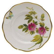 Herend American Wildflowers Salad Plate Passion Flower 7.5 in FLA-PF20518-0-00