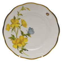 Herend American Wildflowers Bread and Butter Plate Evening Primrose 6 in FLA-EP20515-0-00