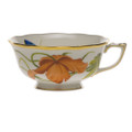 Herend American Wildflowers Tea Cup California Poppy 8 oz FLA-PO20734-2-00