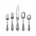 Wallace Rose Point Sterling 4-piece place setting (Dinner size)