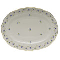 Herend Blue Garland Oval Platter 17 in PBG---01101-0-00
