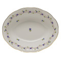 Herend Blue Garland Oval Vegetable Dish 10x8 in PBG---00381-0-00