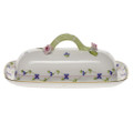 Herend Blue Garland Butter Dish with Branch PBG---00398-0-02