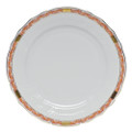 Herend Chinese Bouquet Garland Rust Dinner Plate 10.5 in ASH-US01524-0-00