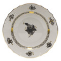 Herend Chinese Bouquet Black Salad Plate 7.5 in ANG---01518-0-00