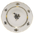 Herend Chinese Bouquet Black Dessert Plate 8.25 in ANG---01520-0-00