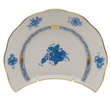 Herend Chinese Bouquet Blue Crescent Salad Plate 7.25 in AB----00530-0-00