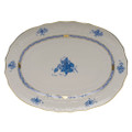 Herend Chinese Bouquet Blue Oval Platter 15 in AB----01102-0-00