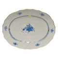 Herend Chinese Bouquet Blue Oval Platter 17 in AB----01101-0-00