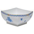 Herend Chinese Bouquet Blue Square Bowl Large 8 in AB----02185-0-00