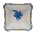 Herend Chinese Bouquet Blue Square Dish Small 4.75 in AB----00188-0-00