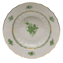 Herend Chinese Bouquet Green Rim Soup 9.5 in AV----01503-0-00