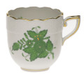 Herend Chinese Bouquet Green After Dinner Cup 3 oz AV----00709-2-00