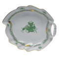 Herend Chinese Bouquet Green Leaf Dish 7.75 in AV----00204-0-00