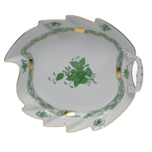 Herend Chinese Bouquet Green Leaf Dish 9.5 in AV----00200-0-00