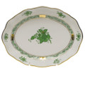 Herend Chinese Bouquet Green Oval Dish Small 7.5 in AV----01213-0-00