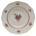 Herend Chinese Bouquet Multicolor Rim Soup Plate 8 in AF----00505-0-00