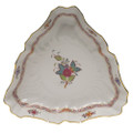 Herend Chinese Bouquet Multicolor Triangle Dish 9.5 in AF----01191-0-00