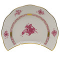 Herend Chinese Bouquet Raspberry Crescent Salad Plate 7.25 in AP----00530-0-00