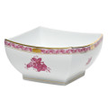 Herend Chinese Bouquet Raspberry Square Bowl Small 5.5 in AP----02187-0-00