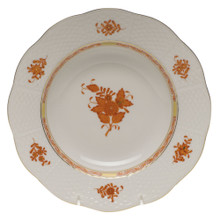 Herend Chinese Bouquet Rust Rim Soup Plate 8 in AOG---00505-0-00