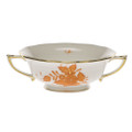 Herend Chinese Bouquet Rust Cream Soup Cup 8 oz AOG---00743-2-00