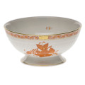Herend Chinese Bouquet Rust Footed Bowl 5 in AOG---01364-0-00