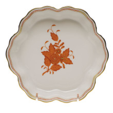 Herend Chinese Bouquet Rust Fruit Bowl 6.25 in AOG---02495-0-00