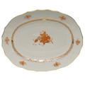 Herend Chinese Bouquet Rust Oval Platter 17 in AOG---01101-0-00