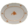 Herend Chinese Bouquet Rust Turkey Platter 18 in AOG---01100-0-00