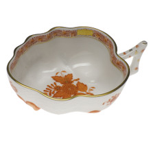 Herend Chinese Bouquet Rust Deep Leaf Dish AOG---00491-0-00