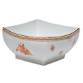 Herend Chinese Bouquet Rust Square Bowl Large 8 in AOG---02185-0-00