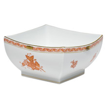 Herend Chinese Bouquet Rust Square Dish Medium 6.75 in AOG---02186-0-00