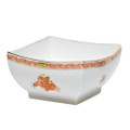 Herend Chinese Bouquet Rust Square Bowl Small 5.5 in AOG---02187-0-00