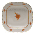 Herend Chinese Bouquet Rust Square Fruit Dish 11 in AOG---01181-0-00